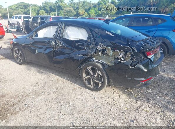 5NPLP4AG5MH023276 2021 HYUNDAI ELANTRA Black Tył lewy