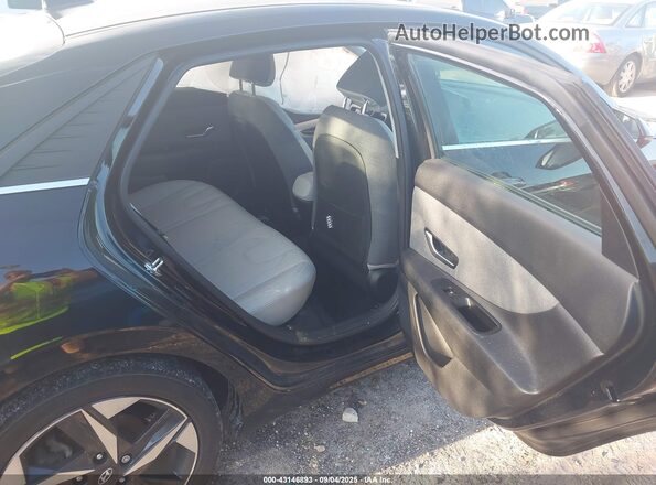 5NPLP4AG5MH023276 2021 HYUNDAI ELANTRA Black Widok naklejki z numerem VIN