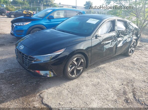 5NPLP4AG5MH023276 2021 HYUNDAI ELANTRA Black Przód lewy