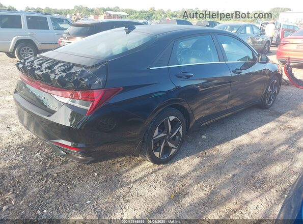 5NPLP4AG5MH023276 2021 HYUNDAI ELANTRA Black Tył prawy