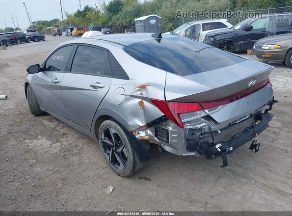 5NPLS4AG5PH107617 2023 HYUNDAI ELANTRA Серебряный Задняя левая четверть