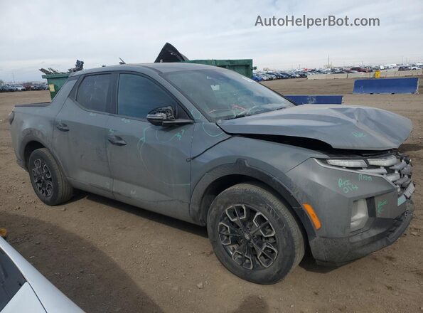 5NTJBDAE2NH014638 2022 HYUNDAI SANTA Gray Передня права чверть
