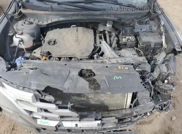 5NTJBDAE2NH014638 2022 HYUNDAI SANTA Gray Вид задньої частини салону