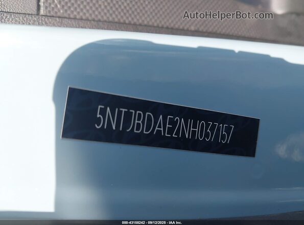 5NTJBDAE2NH037157 2022 HYUNDAI SANTA CRUZ Blue Widok komory silnika