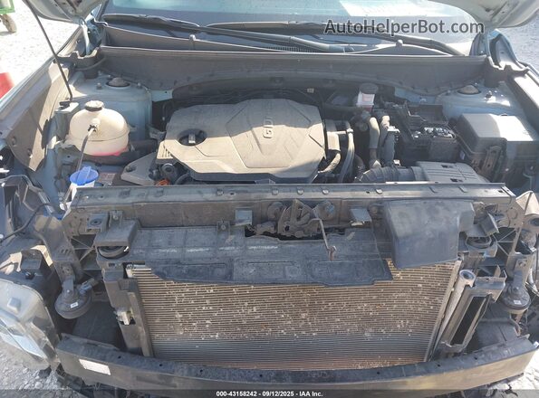 5NTJBDAE2NH037157 2022 HYUNDAI SANTA CRUZ Blue Widok z tyłu