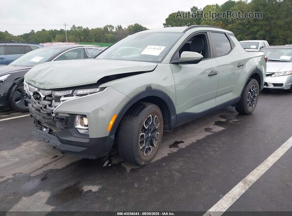 5NTJCDAE7PH053970 2023 HYUNDAI SANTA CRUZ Green Առջևի ձախ երեք քառորդ տեսարան