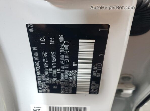 5TDAAAB62SS031727 2025 LEXUS TX White Vista interior de 360 grados