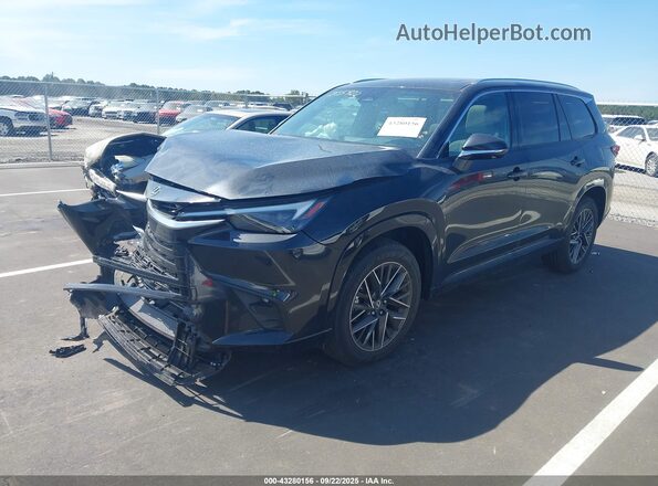 5TDAAAB69SS026735 2025 LEXUS TX 350 Black Առջևի ձախ երեք քառորդ տեսարան