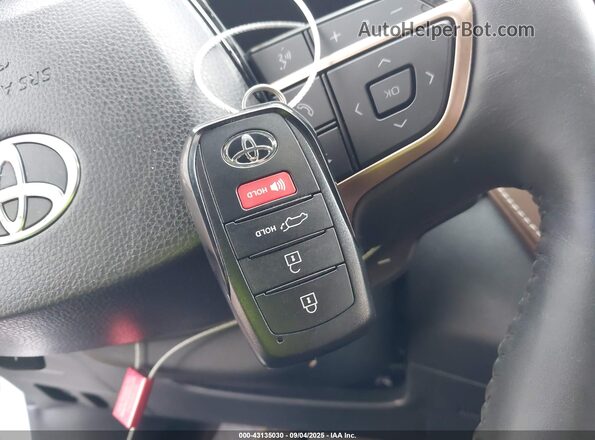 5TDADAB50RS010447 2024 TOYOTA HIGHLANDER HYBRID White Widok deski rozdzielczej