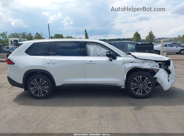 5TDADAB50RS010447 2024 TOYOTA HIGHLANDER HYBRID White Widok wnętrza 360 stopni