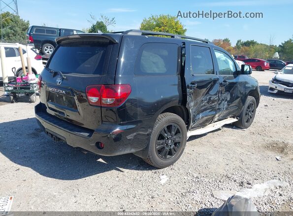 5TDBY5G12JS161834 2018 TOYOTA SEQUOIA Black Rear right