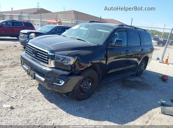 5TDBY5G12JS161834 2018 TOYOTA SEQUOIA Black Front left