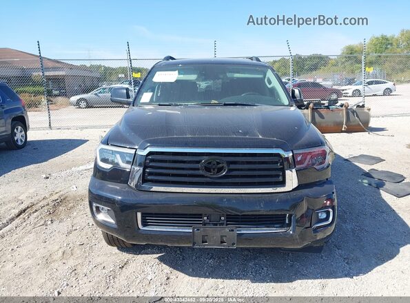 5TDBY5G12JS161834 2018 TOYOTA SEQUOIA Black Dashboard view