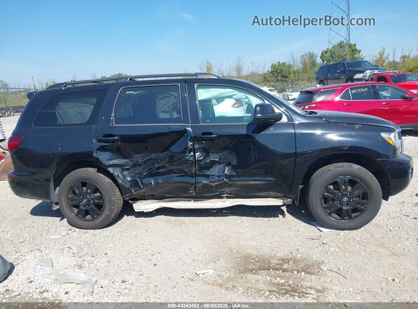 5TDBY5G12JS161834 2018 TOYOTA SEQUOIA Black Instrument cluster view