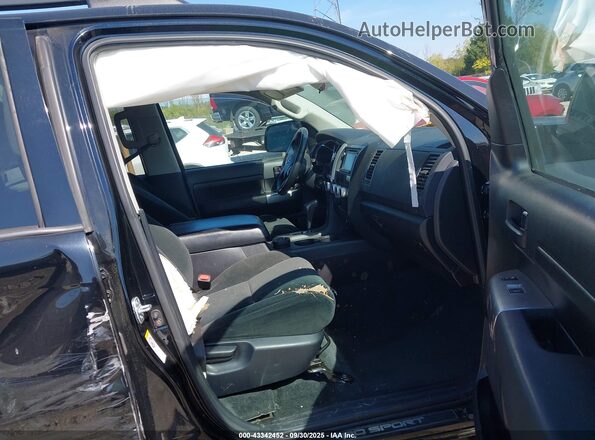5TDBY5G12JS161834 2018 TOYOTA SEQUOIA Black Front interior view