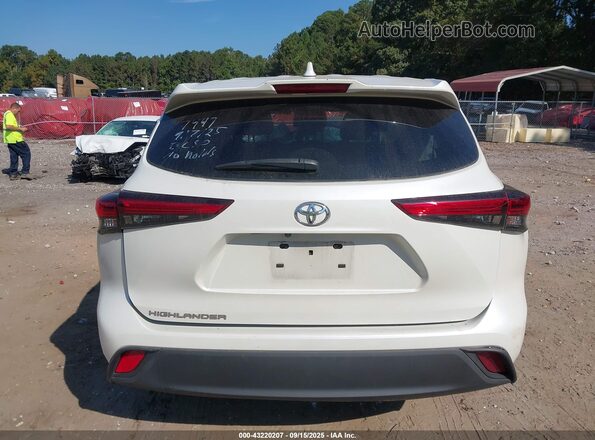5TDCZRAHXLS503080 2020 TOYOTA HIGHLANDER White 