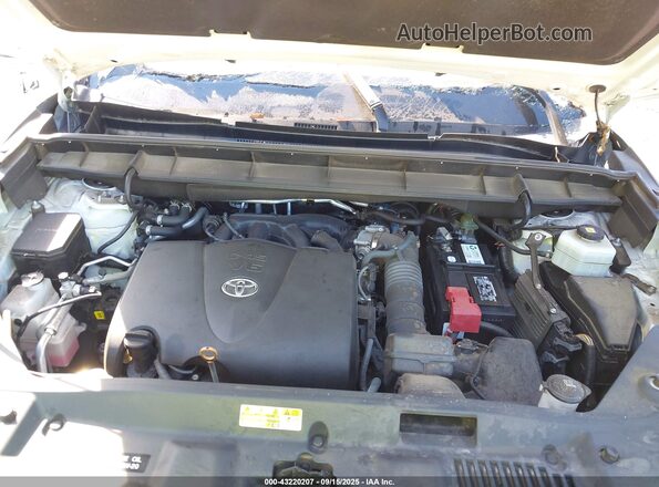 5TDCZRAHXLS503080 2020 TOYOTA HIGHLANDER White Вид ззаду