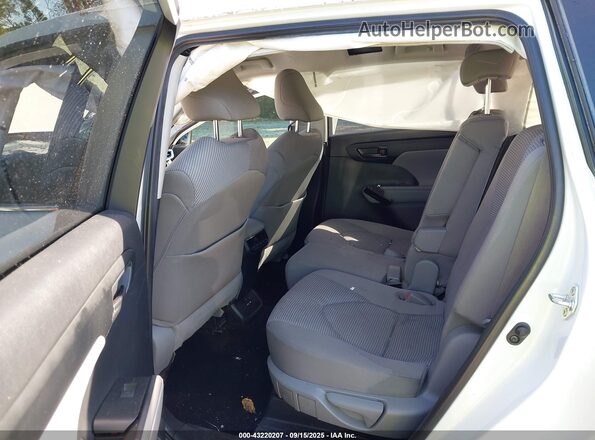 5TDCZRAHXLS503080 2020 TOYOTA HIGHLANDER White Вид наклейки з VIN-кодом