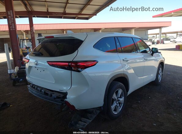 5TDCZRBH2MS537417 2021 TOYOTA HIGHLANDER White Հետևի աջ