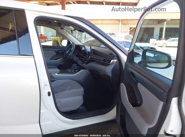 5TDCZRBH2MS537417 2021 TOYOTA HIGHLANDER White Սալոնի դիմացի տեսք