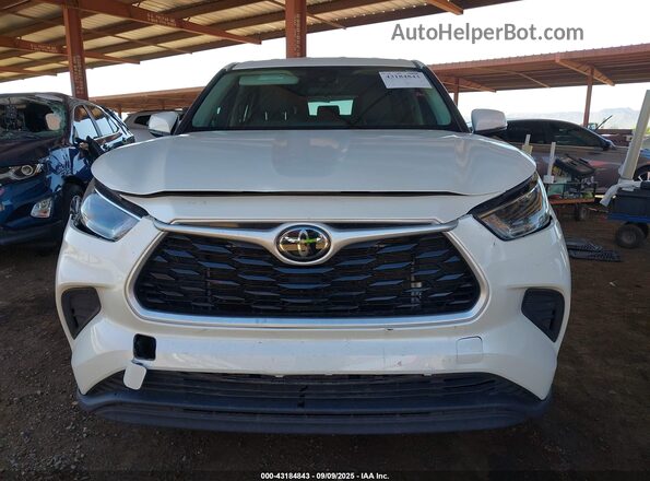 5TDCZRBH2MS537417 2021 TOYOTA HIGHLANDER White Սարքավորումների վահանակի տեսք