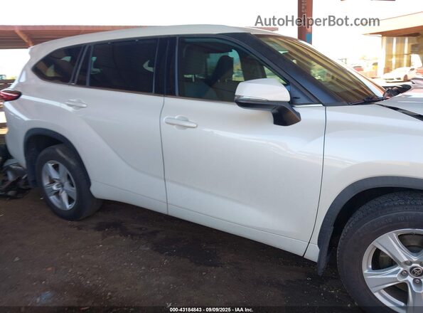 5TDCZRBH2MS537417 2021 TOYOTA HIGHLANDER White Սալոնի հետևի տեսք