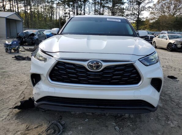 5TDCZRBH5LS509853 2020 TOYOTA HIGHLANDER White წინა ხედი