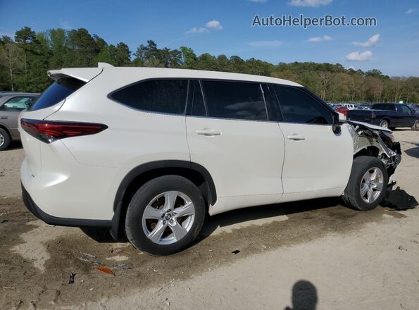 5TDCZRBH5LS509853 2020 TOYOTA HIGHLANDER White უკანა მარჯვენა