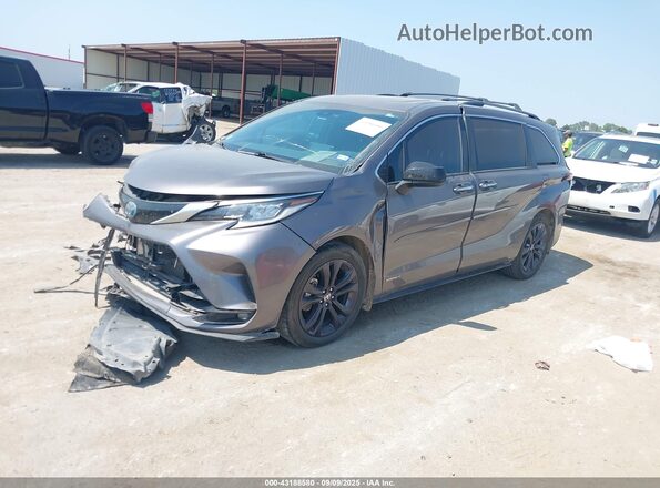 5TDDRKEC1MS044789 2021 TOYOTA SIENNA Gray 