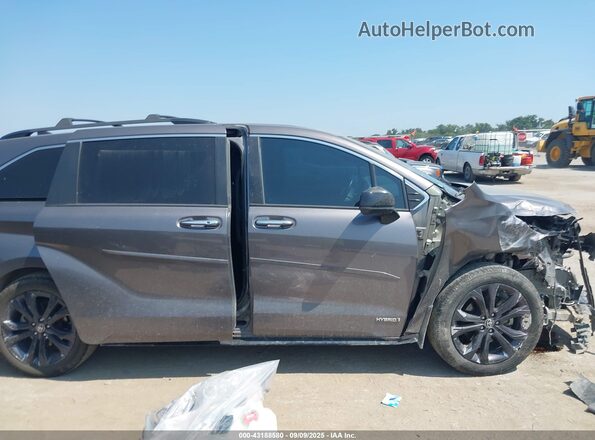 5TDDRKEC1MS044789 2021 TOYOTA SIENNA Gray 