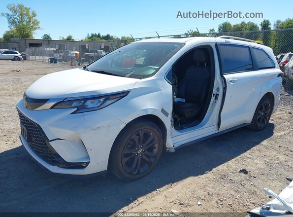 5TDDRKEC3MS005931 2021 TOYOTA SIENNA White წინა მარცხენა ხედი სამი მეოთხედიდან