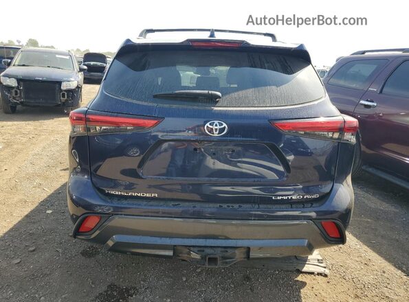 5TDDZRBH0MS528719 2021 TOYOTA LIMITED Blue Հետևի տեսք