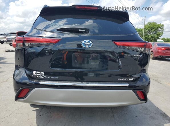 5TDEBRCH7MS017063 2021 TOYOTA HIGHLANDER HYBRID Black 