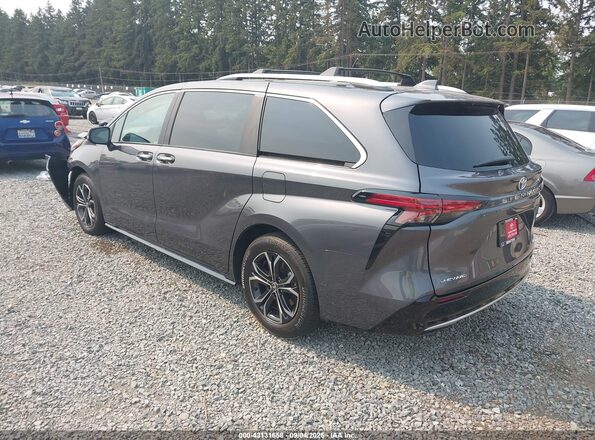 5TDESKFC6SS205724 2025 TOYOTA SIENNA Gray Trasero izquierdo