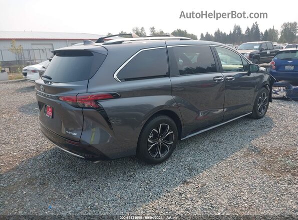 5TDESKFC6SS205724 2025 TOYOTA SIENNA Gray Trasero derecho