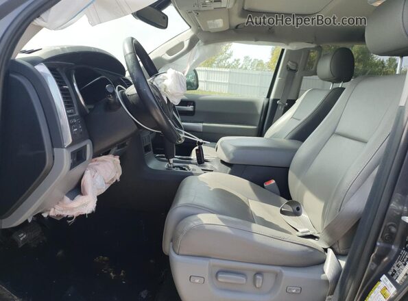 5TDFY5B18MS186637 2021 TOYOTA LIMITED Silver წინა სალონის ხედი