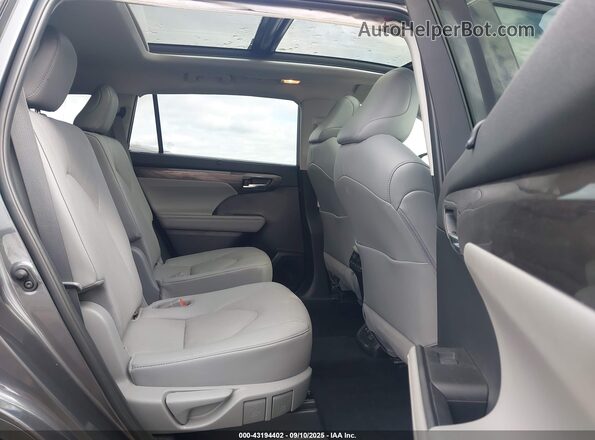 5TDFZRBH1MS146854 2021 TOYOTA HIGHLANDER Gray VIN sticker view
