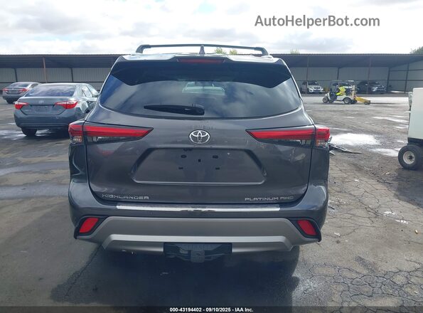 5TDFZRBH1MS146854 2021 TOYOTA HIGHLANDER Gray 
