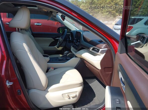 5TDGZRAH9LS000822 2020 TOYOTA LE Red Front interior view