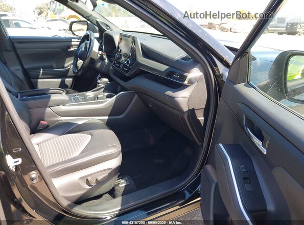 5TDJZRAH4MS057873 2021 TOYOTA HIGHLANDER Black Սալոնի դիմացի տեսք