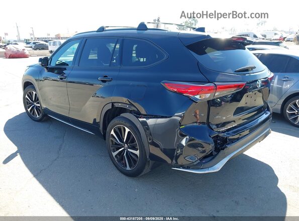 5TDJZRAH4MS057873 2021 TOYOTA HIGHLANDER Black Հետևի ձախ