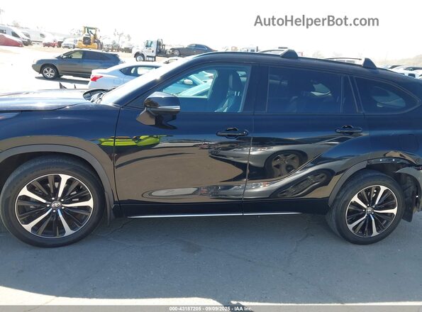 5TDJZRAH4MS057873 2021 TOYOTA HIGHLANDER Black Սալոնի 360 աստիճան տեսք