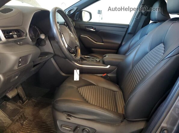 5TDJZRBH3MS151564 2021 TOYOTA HIGHLANDER Gray Вид салону спереду