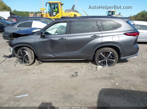 5TDJZRBH9MS071895 2021 TOYOTA HIGHLANDER Gray 360 interior view