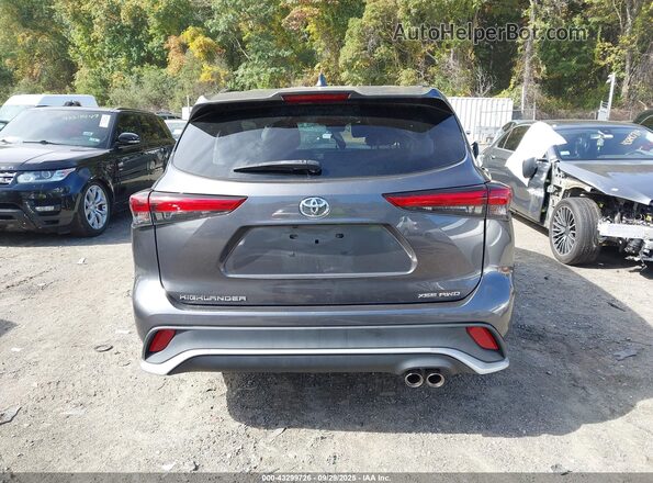 5TDJZRBH9MS071895 2021 TOYOTA HIGHLANDER Gray 