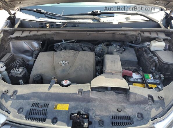 5TDJZRFH7JS830050 2018 TOYOTA HIGHLANDER Charcoal 