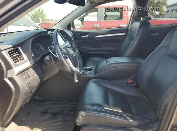 5TDJZRFH7JS830050 2018 TOYOTA HIGHLANDER Charcoal 