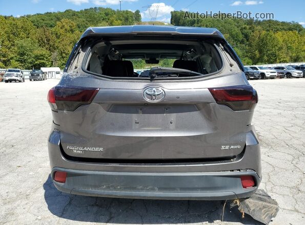5TDJZRFH7JS899711 2018 TOYOTA HIGHLANDER Charcoal 