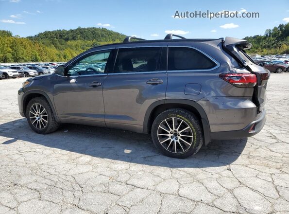 5TDJZRFH7JS899711 2018 TOYOTA HIGHLANDER Charcoal 