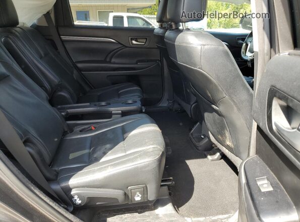 5TDJZRFH7JS899711 2018 TOYOTA HIGHLANDER Charcoal 